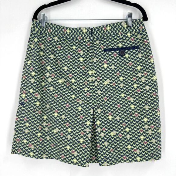 Peter Millar Retro 70's Print Golf‎ Tennis Skirt Skort Size 8 Green Pickleball - Picture 2 of 12